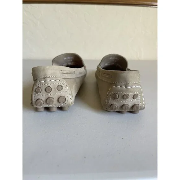 Mercanti Florentini Suede Driving Loafers Tan Moccasin Slip On Tie - Picture 6 of 7